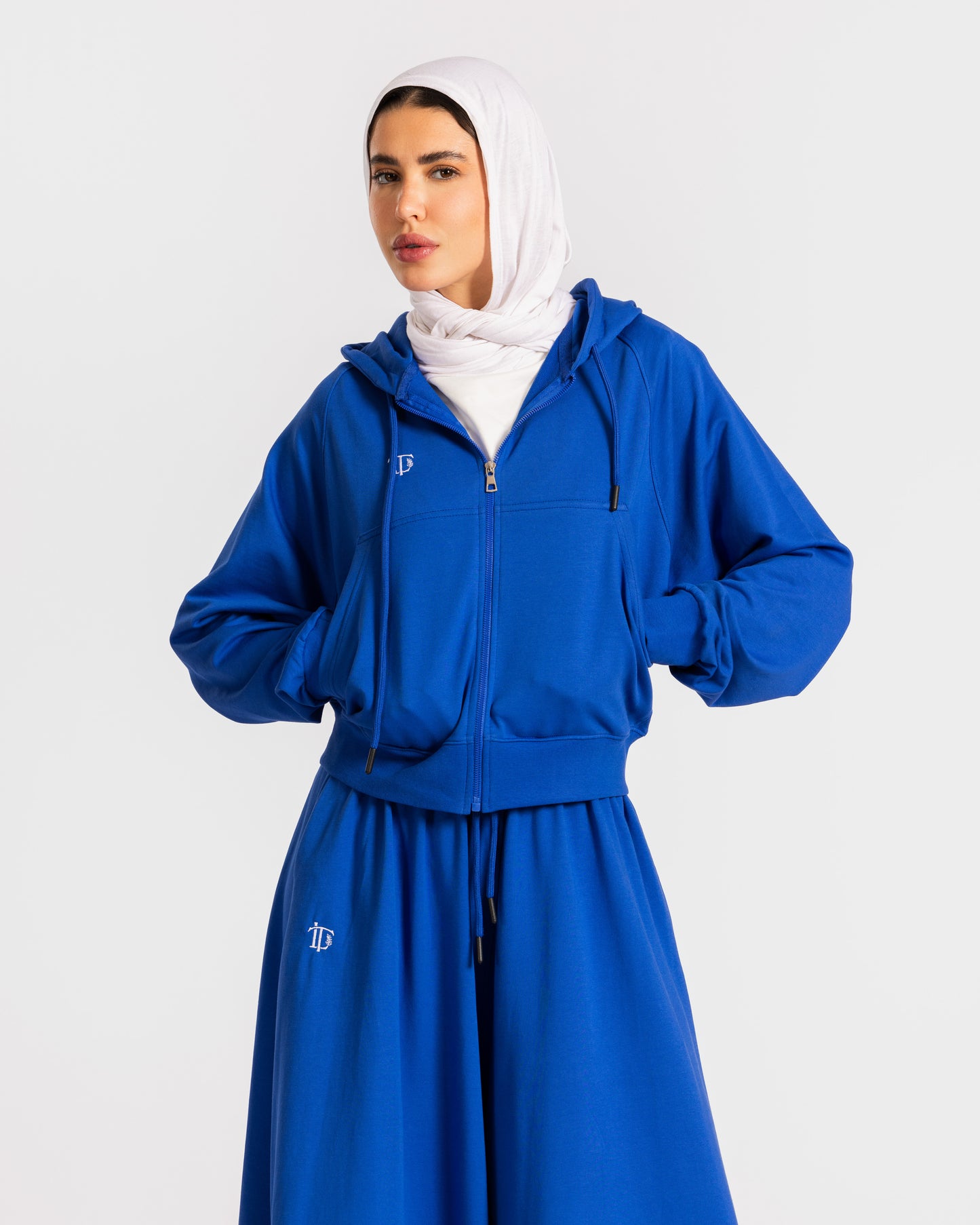 CROPPED KAYAN SET BLUE