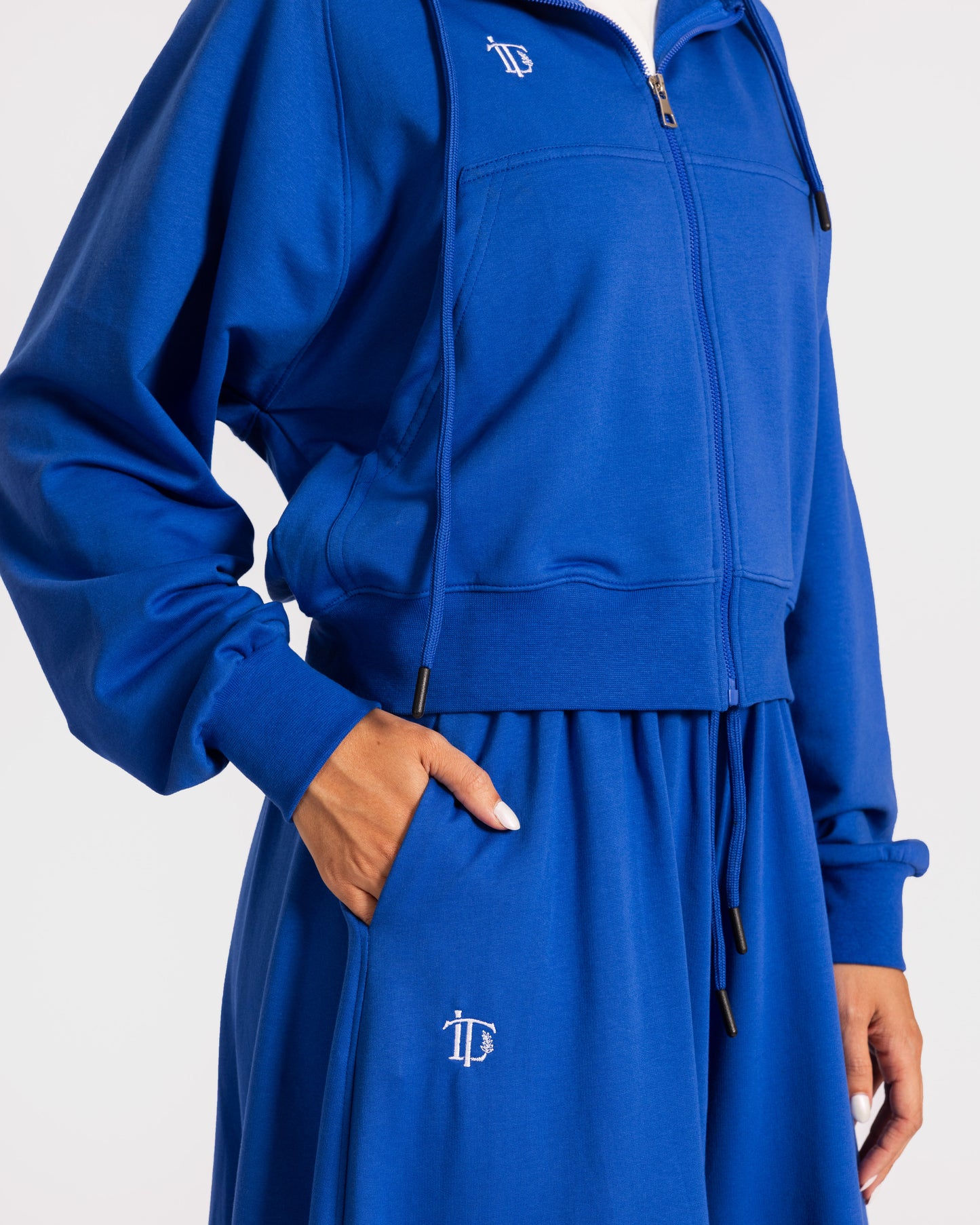 CROPPED KAYAN SET BLUE
