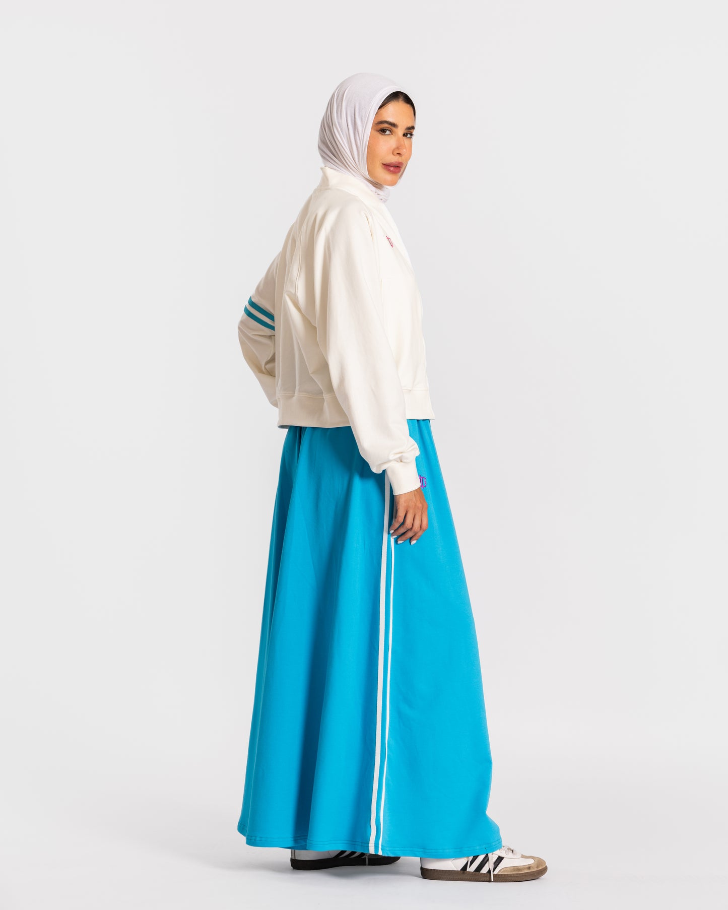 CROPPED LELA SET BABY BLUE
