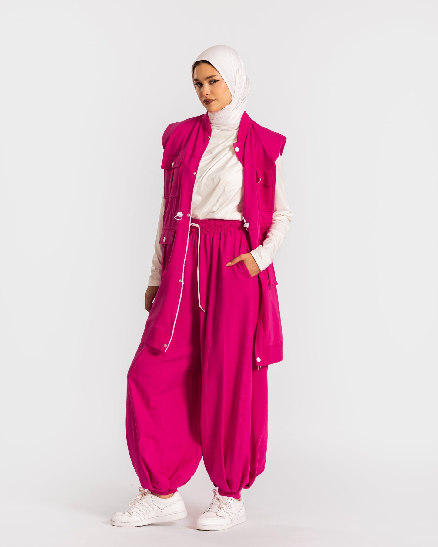 MALIKA SET FUSHIA