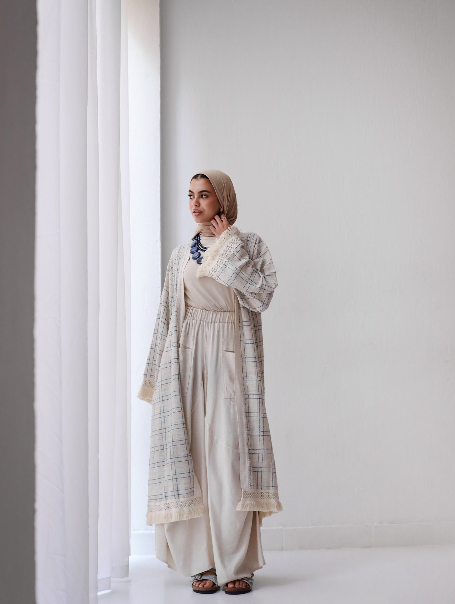 HAREM PANTS-BEIGE