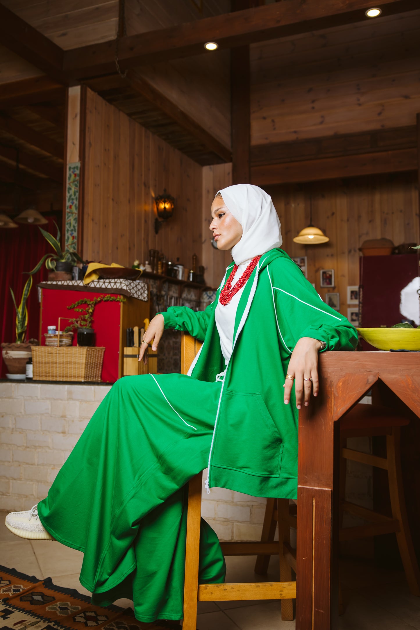 LONG ASALA SET-GREEN