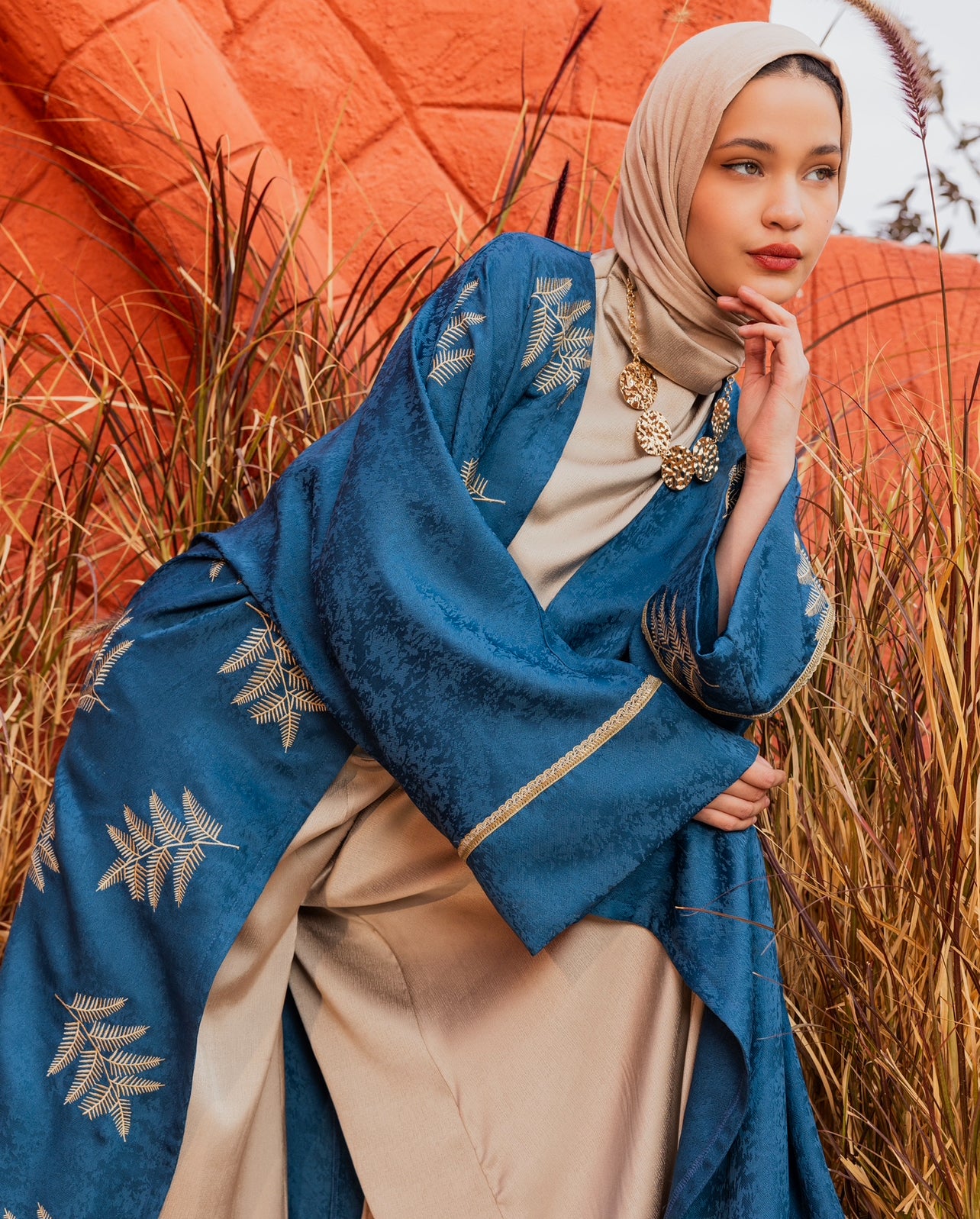 FATIMA EMBROIDERED KAFTAN