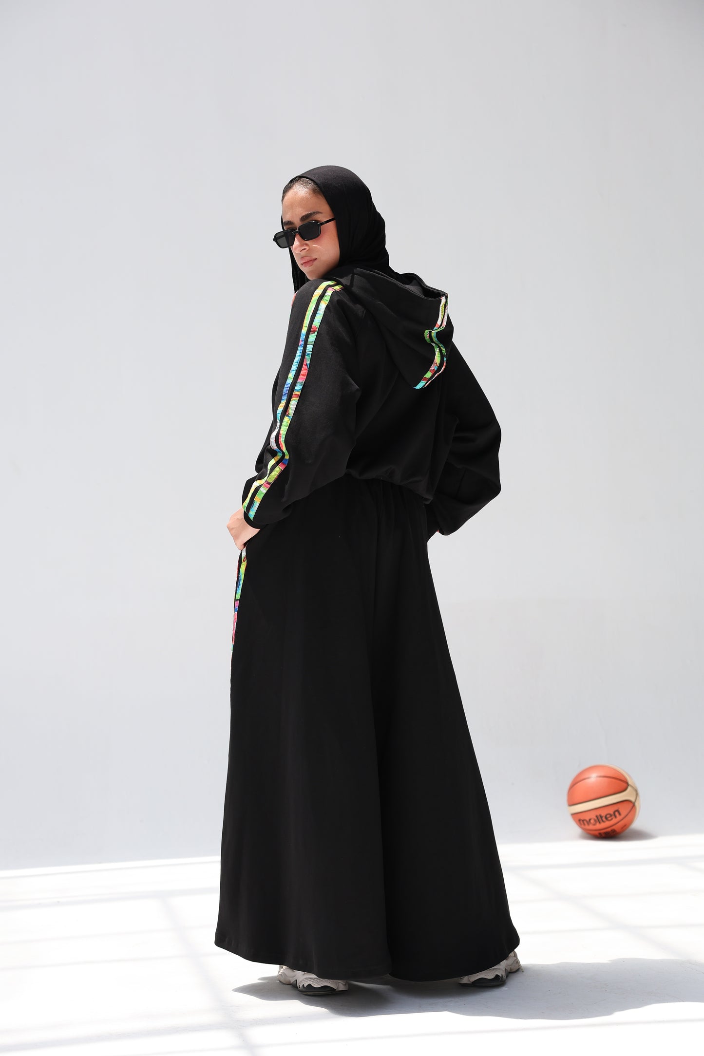 CROPPED PLAY SET -BLACK