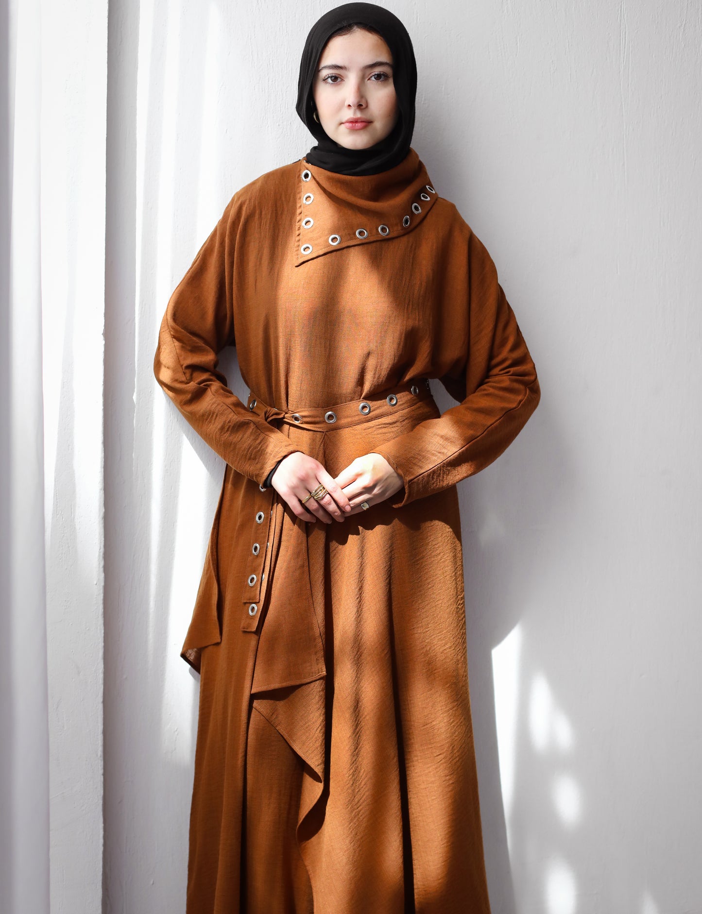 JUMPSUIT SET-BROWN