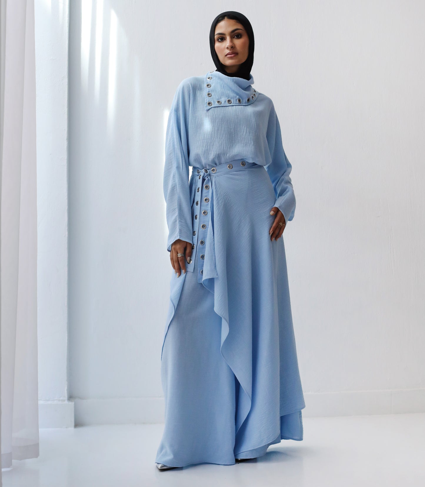 JUMPSUIT SET-BABY BLUE