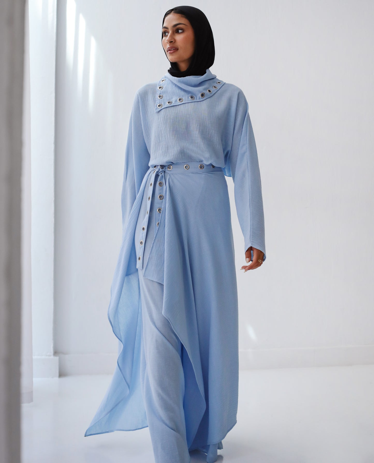 JUMPSUIT SET-BABY BLUE