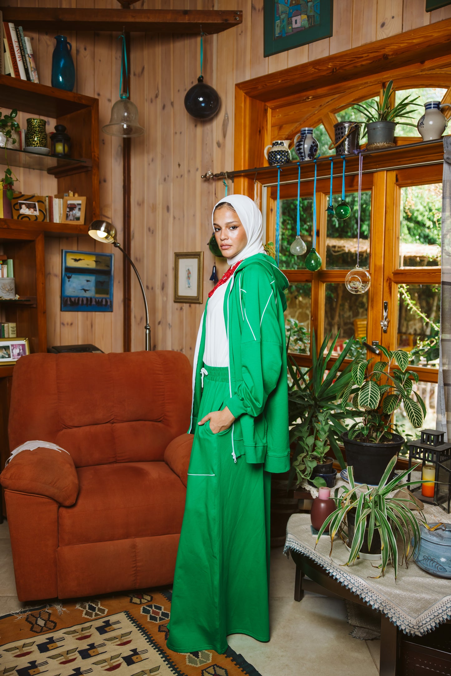 LONG ASALA SET-GREEN