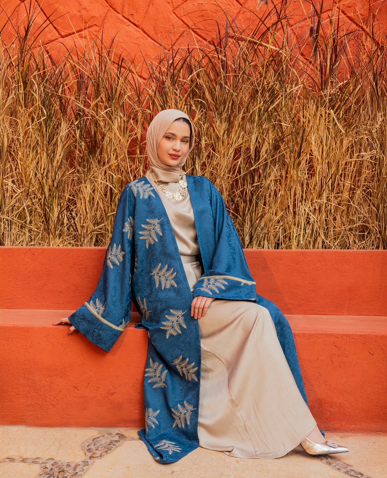 FATIMA EMBROIDERED KAFTAN