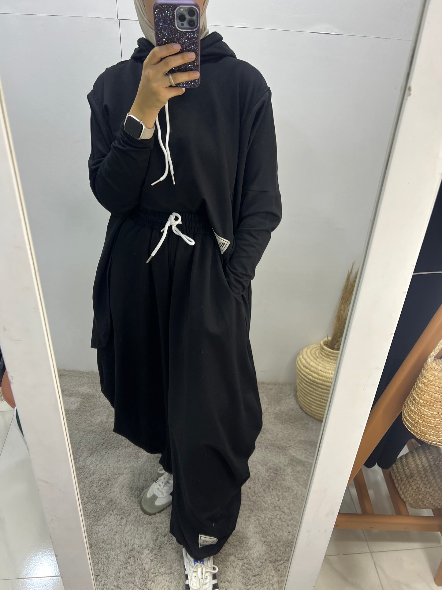 ANITA SET-BLACK