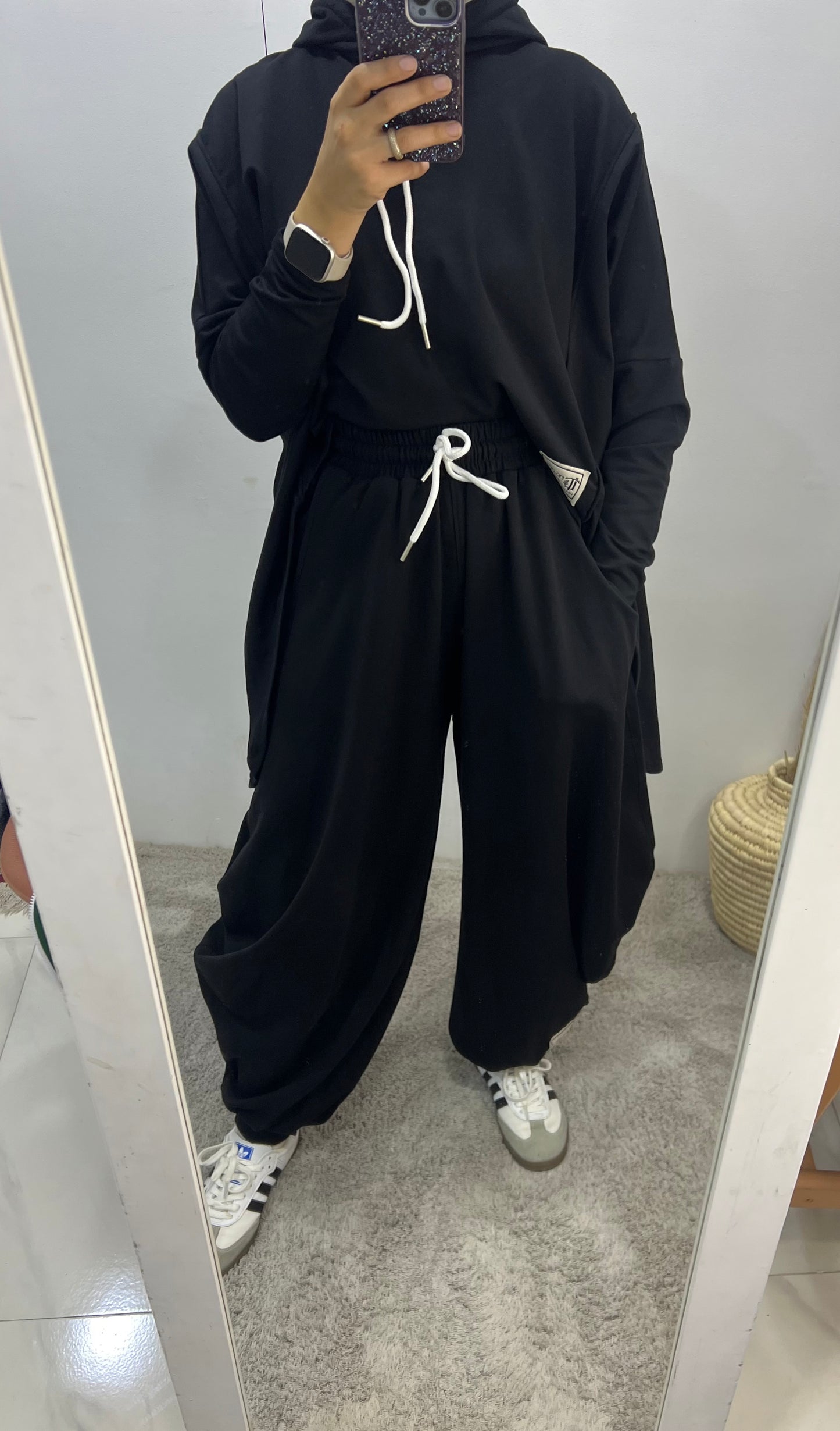 ANITA SET-BLACK