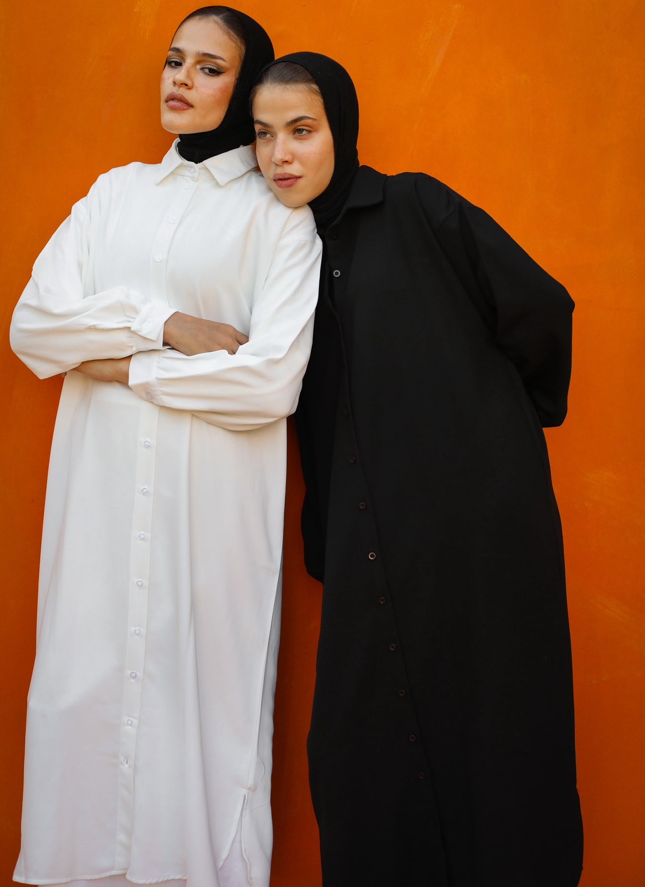 LONG OVERSIZE CREPE SHIRT