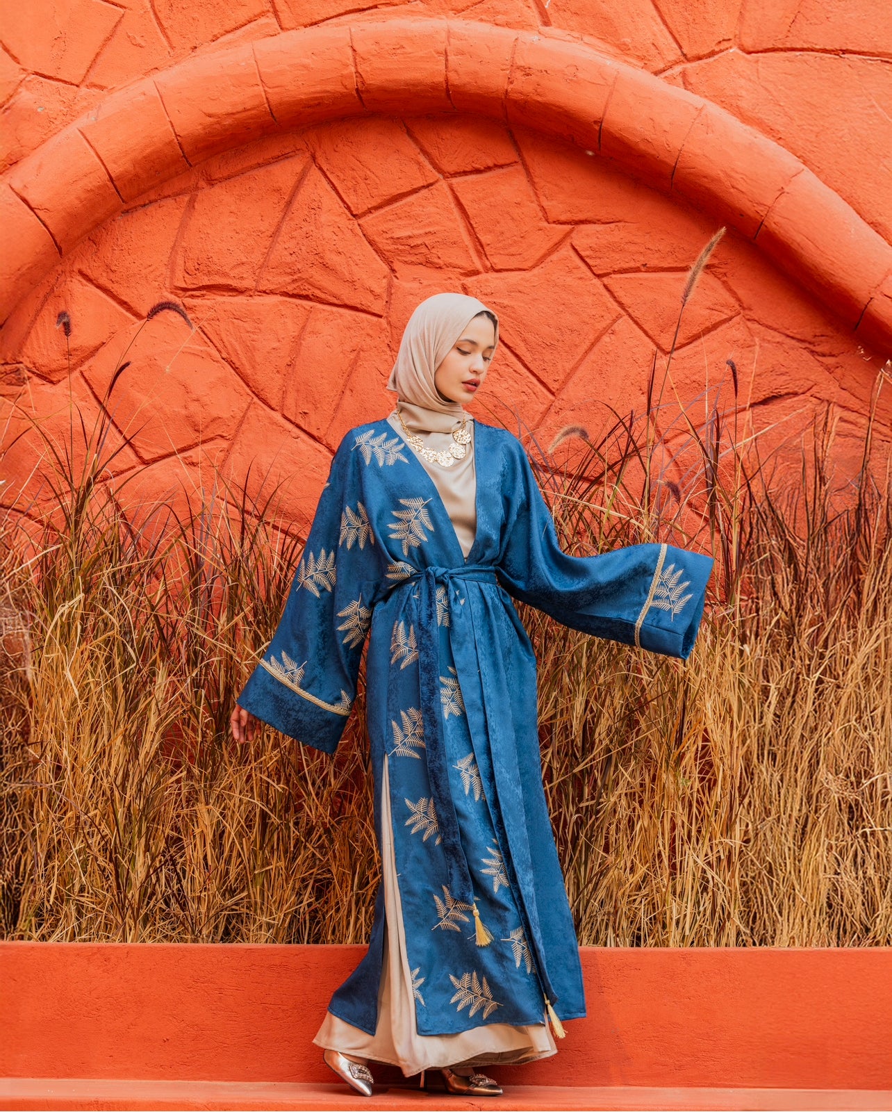 FATIMA EMBROIDERED KAFTAN