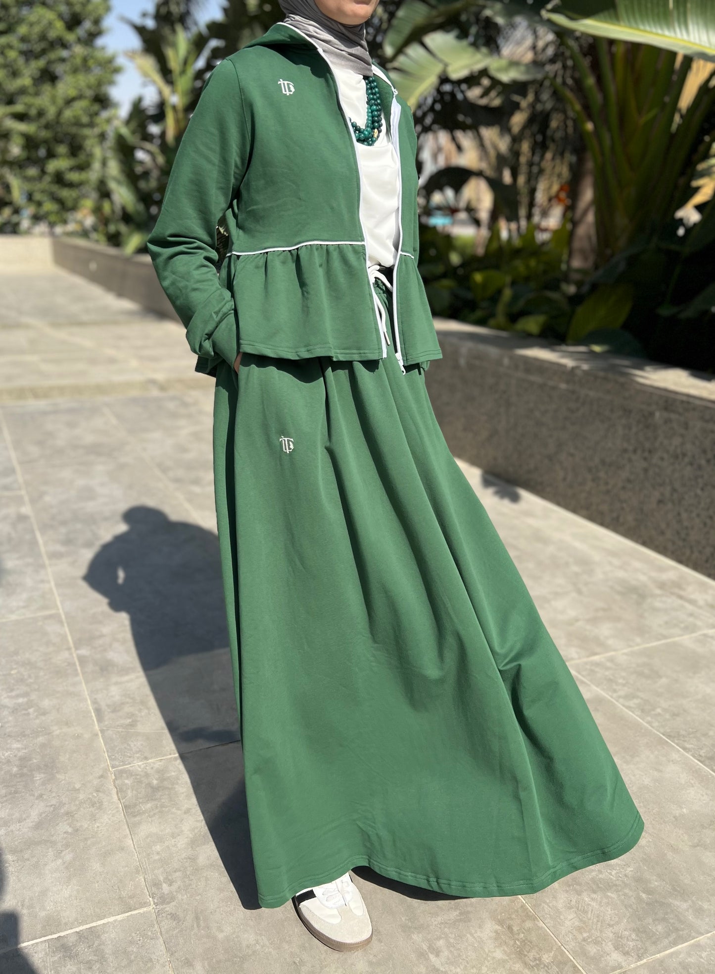 DANA SKIRT SET-OLIVE