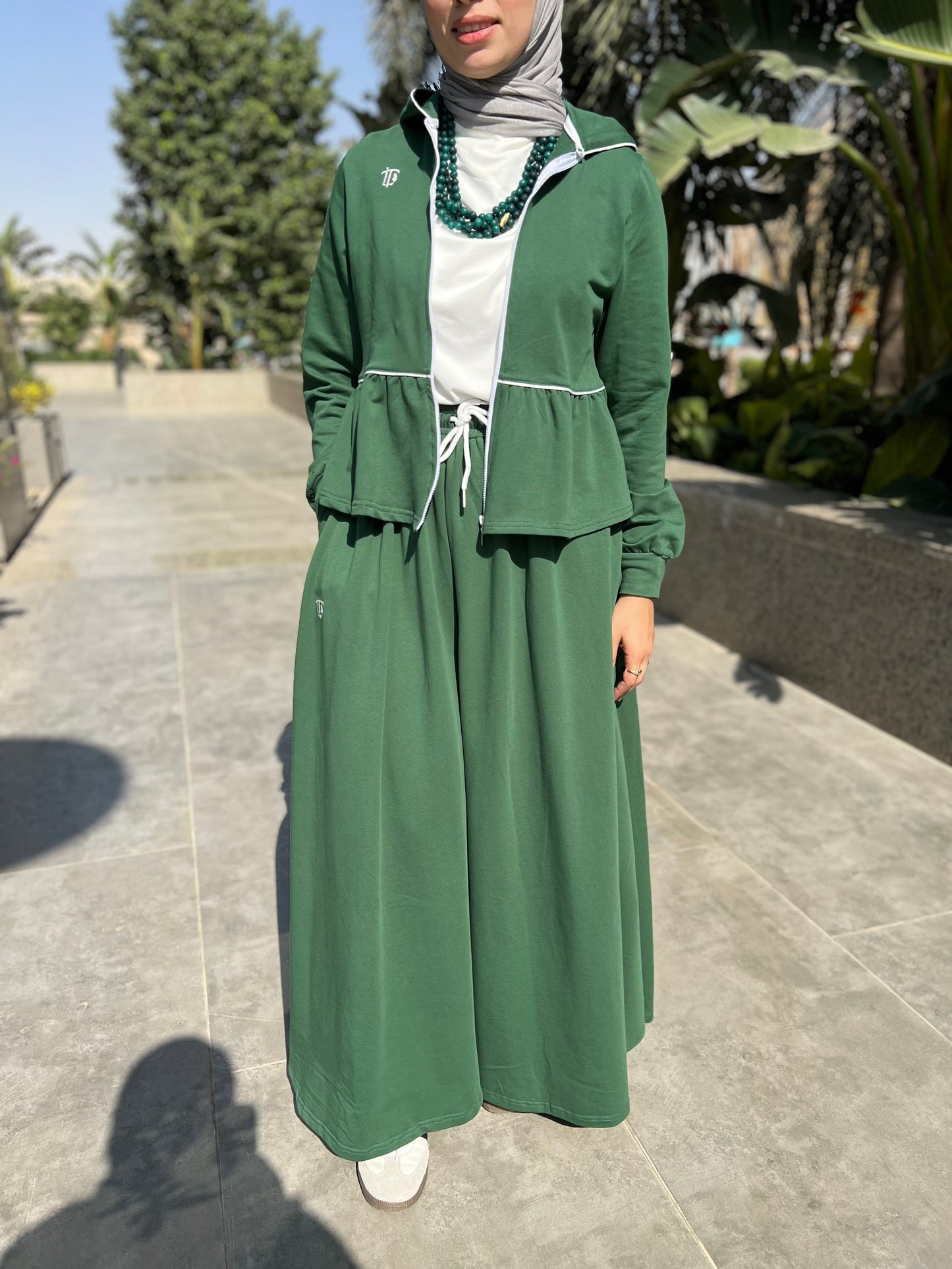 DANA SKIRT SET-OLIVE