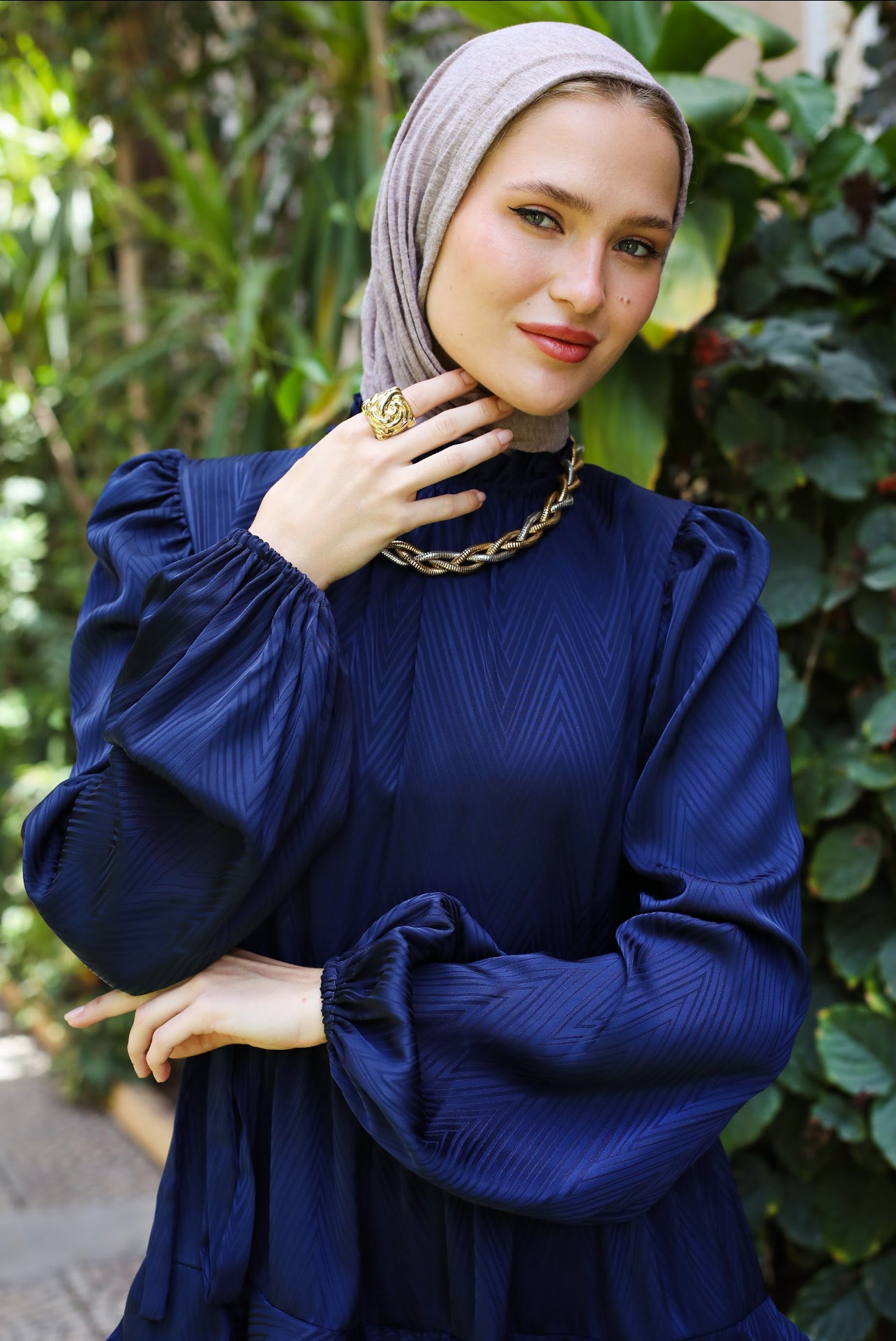 MAXI SATIN DRESS