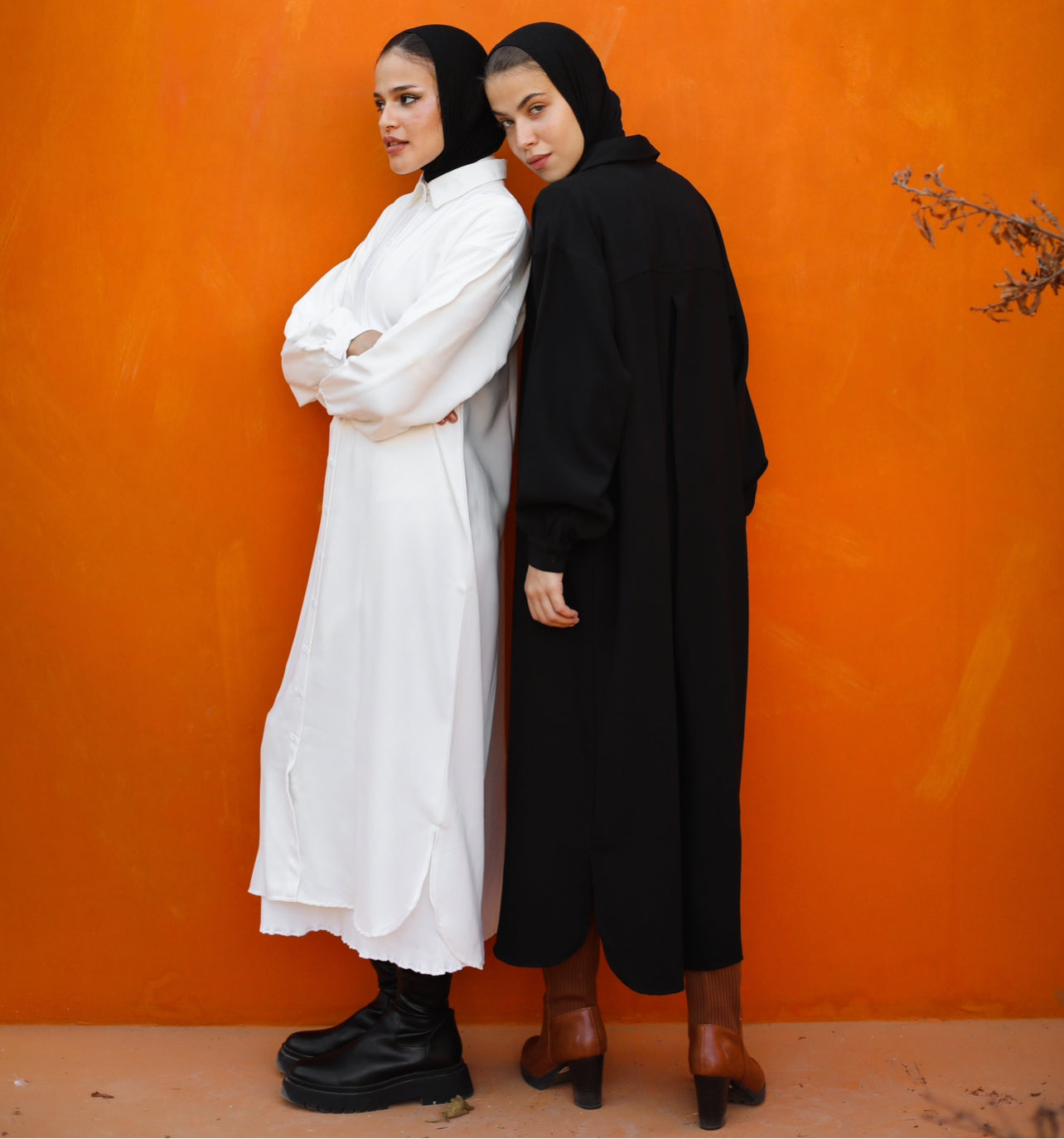 LONG OVERSIZE CREPE SHIRT