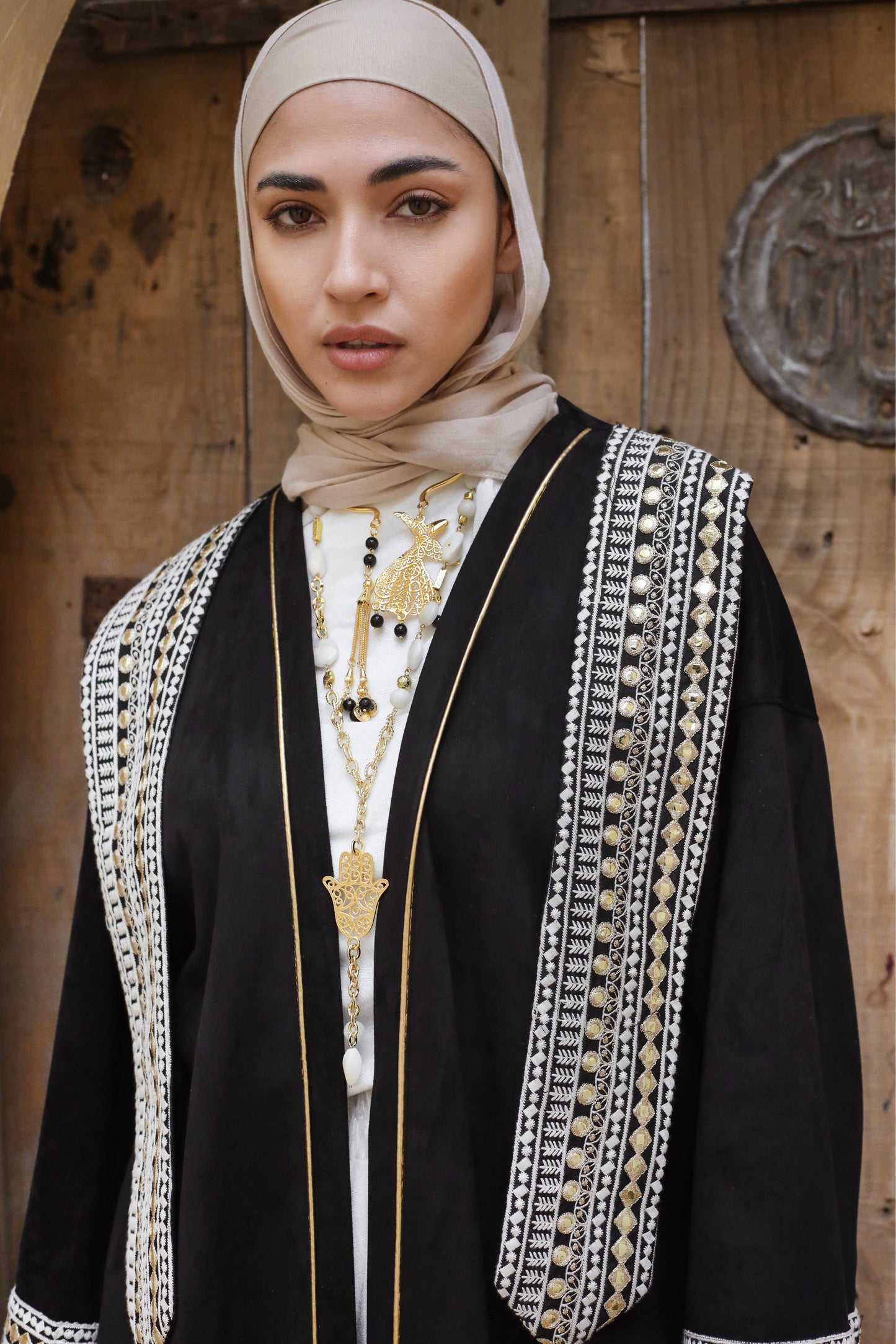 LAYALI KAFTAN-BLACK