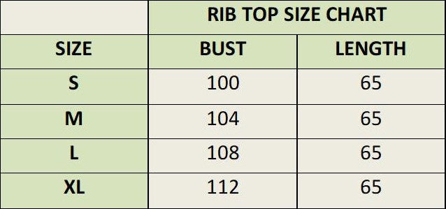 LONG SLEEVE COTTON RIB TOP