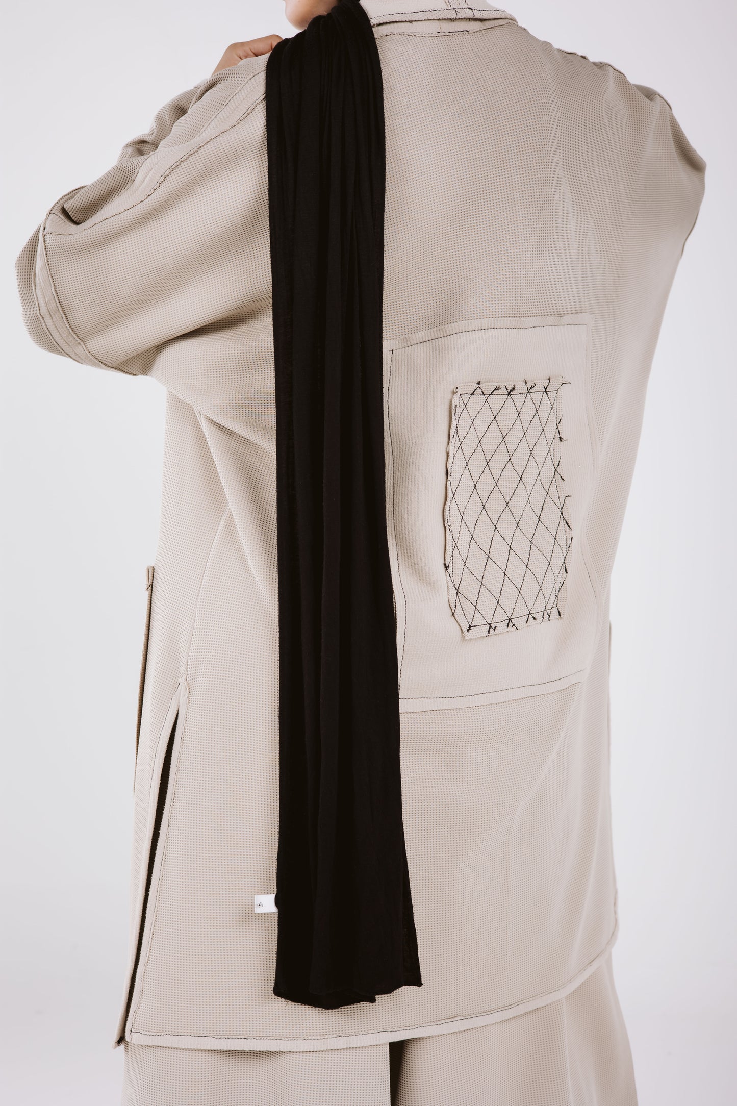 JACQUARD GHALIA SET IN BEIGE