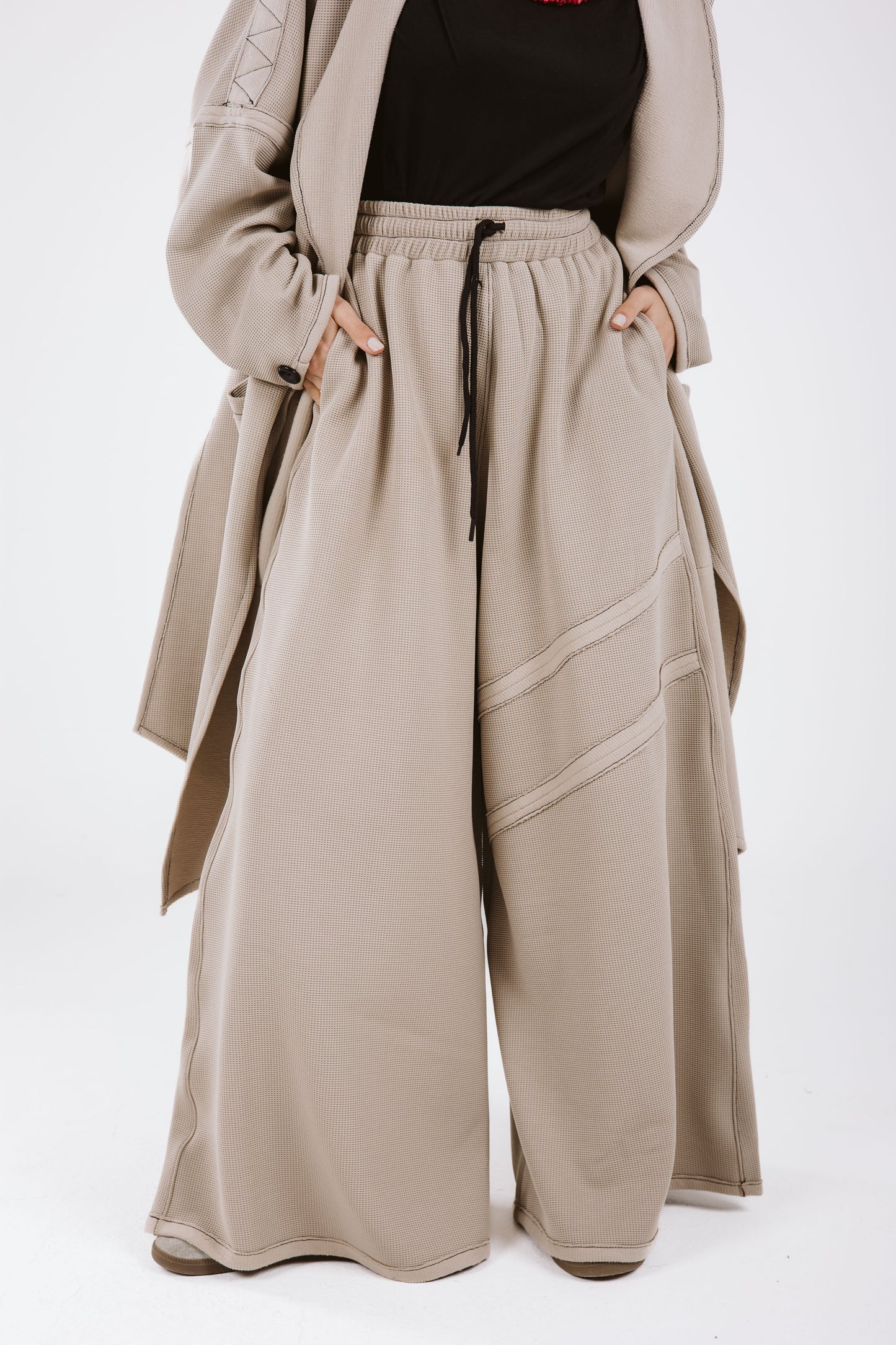 JACQUARD GHALIA SET IN BEIGE
