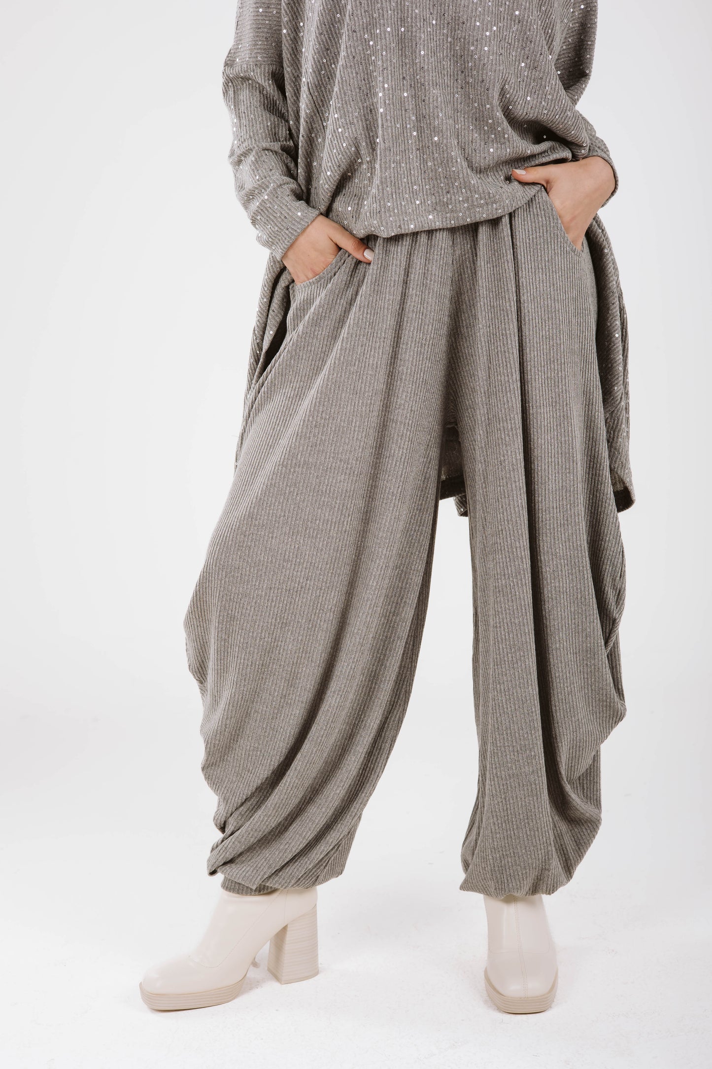 SEGUIN BALLON pants IN GRAY