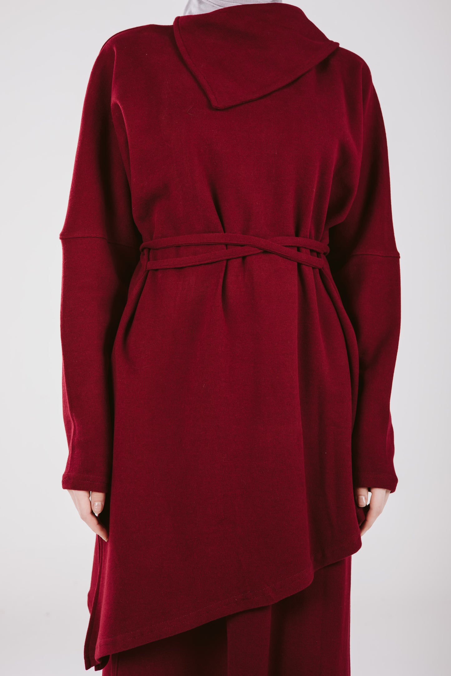 AMALIA WOOL SET IN MAROON