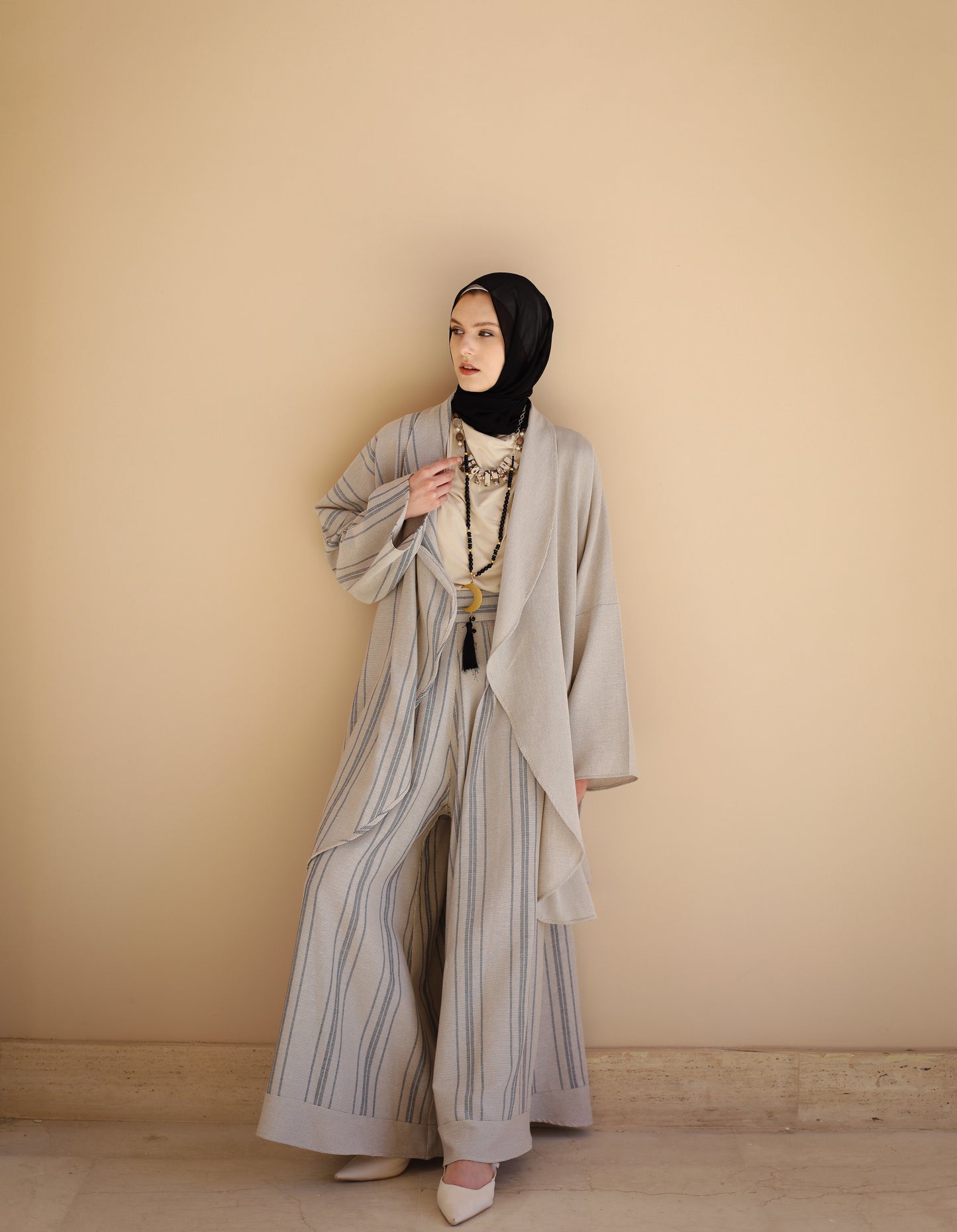 JACQUARD LINEN SET
