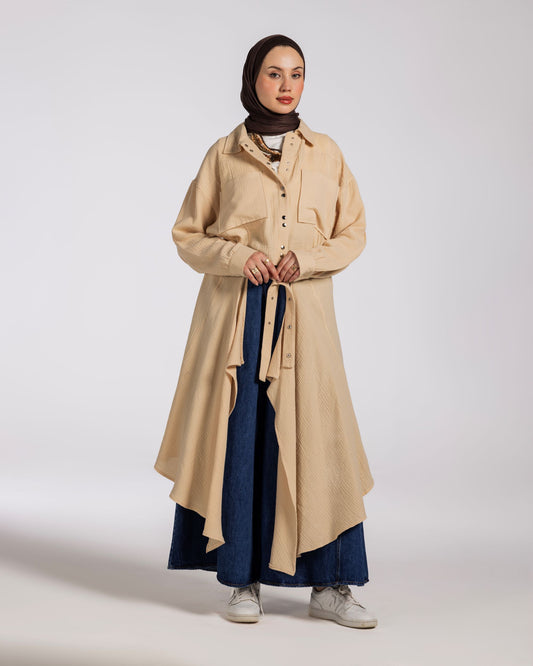 BIASN BLOUSE - BEIGE