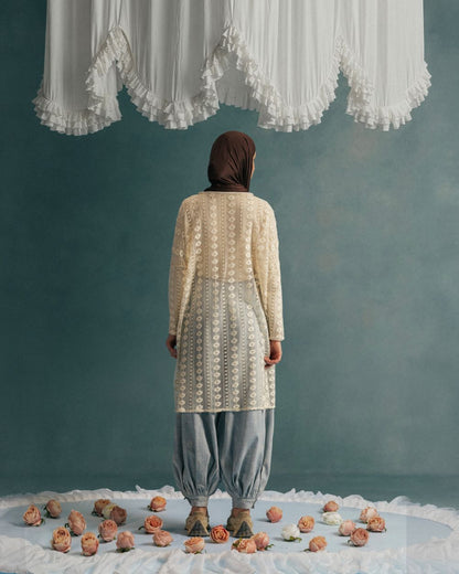 CROCHET HIGH LOW BLOUSE