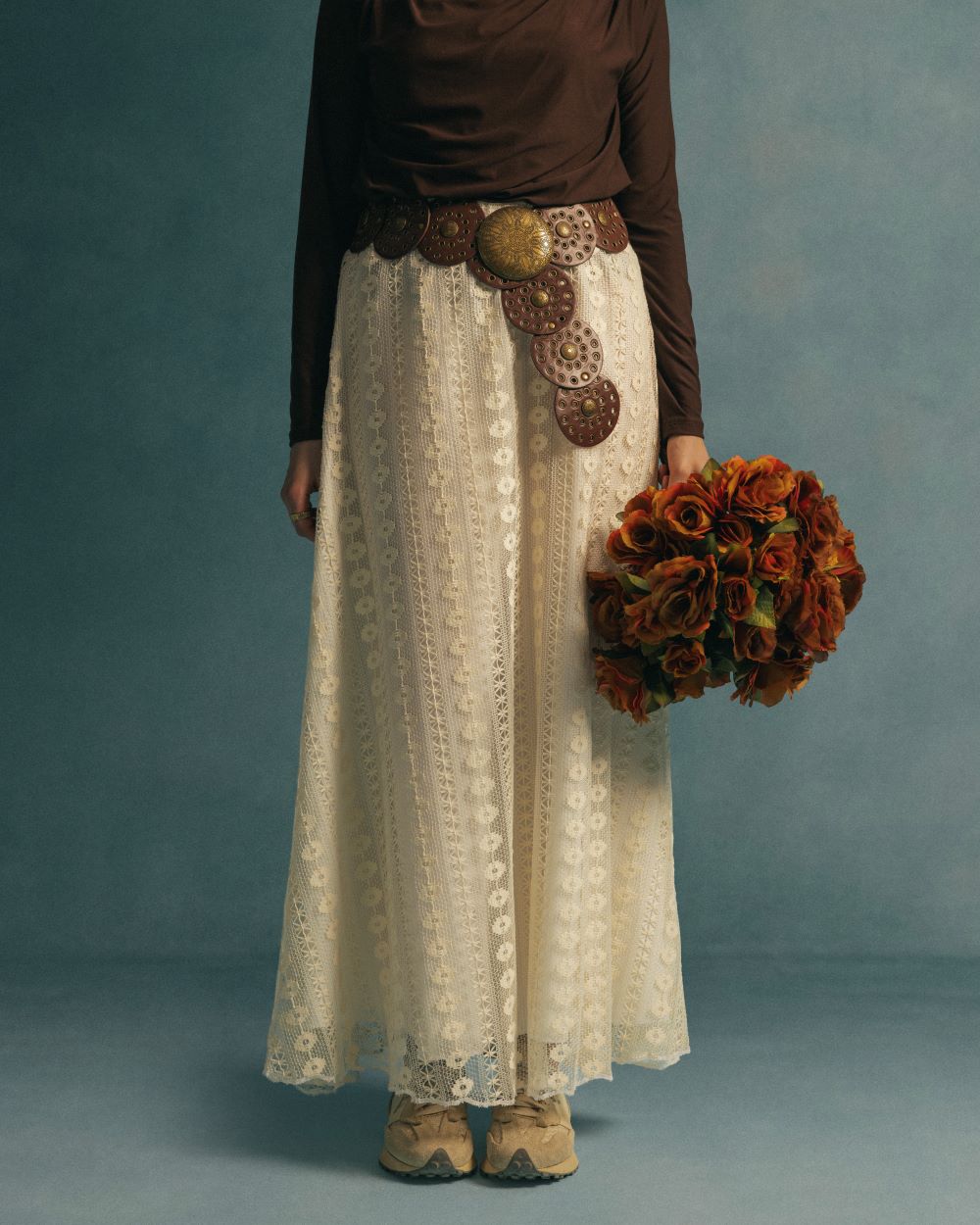 CROCHET FULLY LINED SKIRT