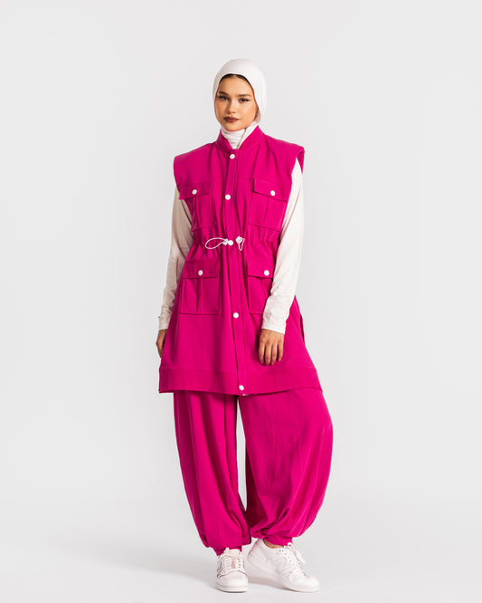 MALIKA SET FUSHIA