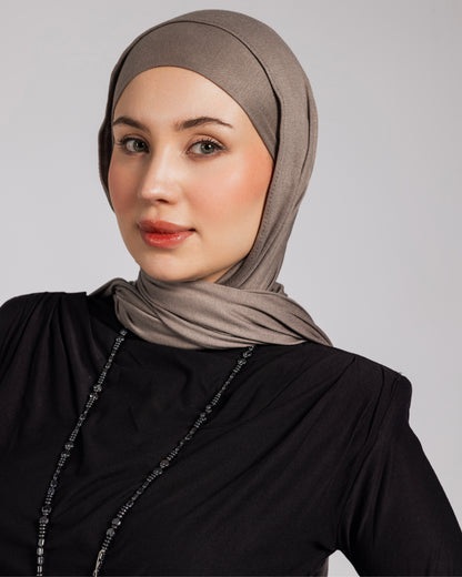 SHOULDER PADDED DRAPED TOP-BLACK