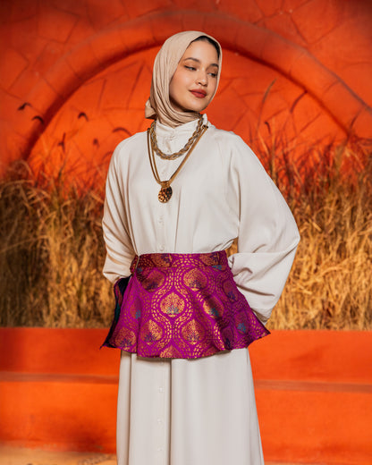 INDIAN THERMA SKIRT-PURPLE