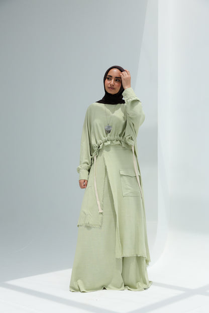 HAZEL SKIRT SET - MINT