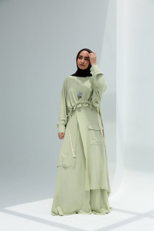 HAZEL SKIRT SET - MINT