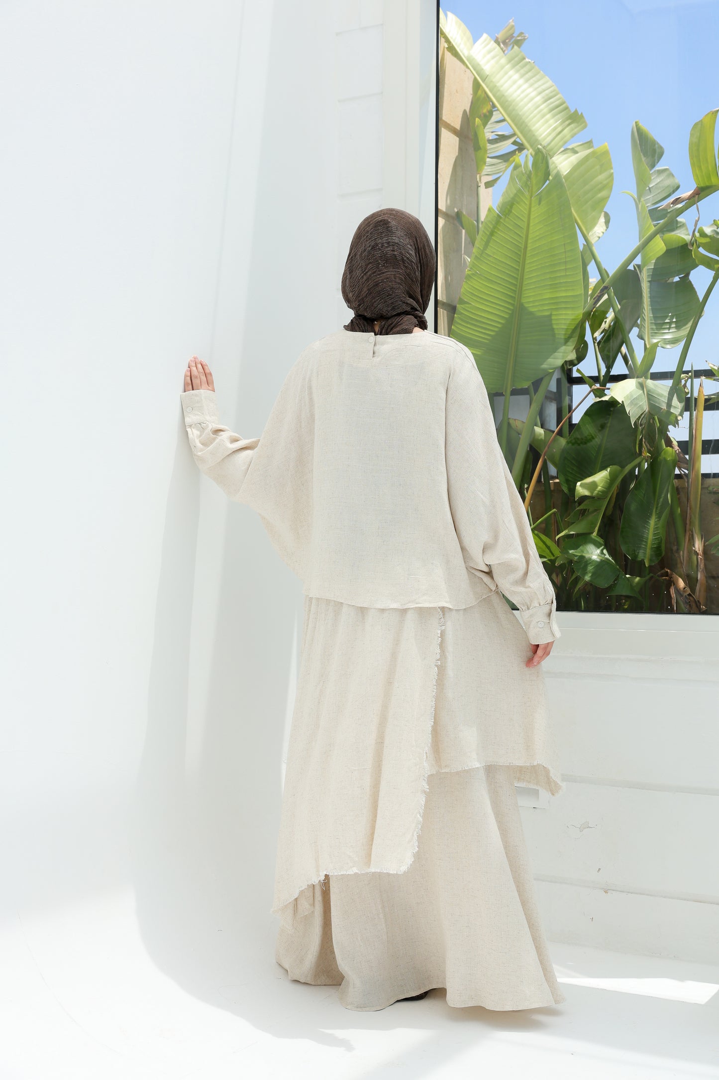 HAZEL SKIRT SET - BEIGE