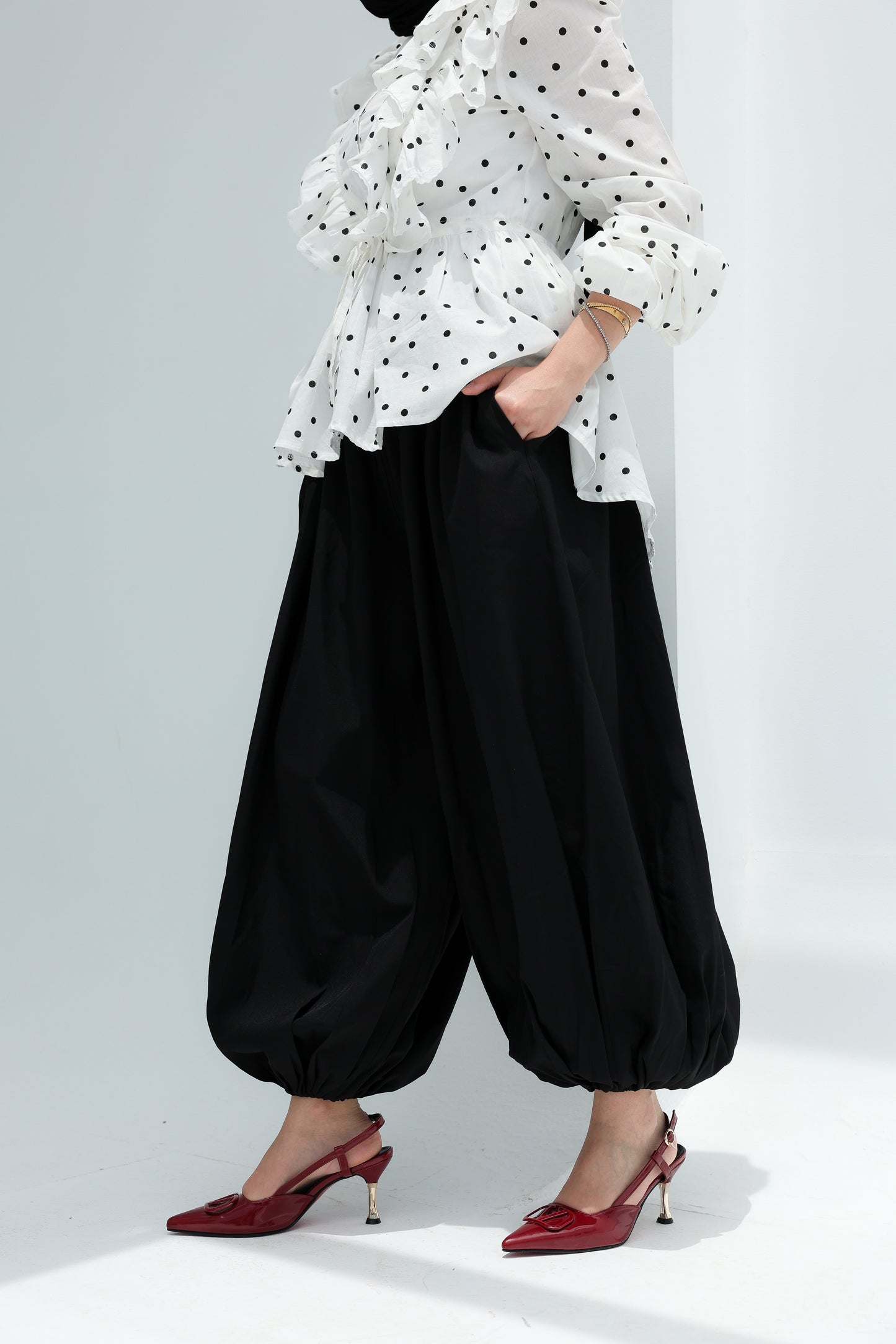 BALLON PANTS -BLACK