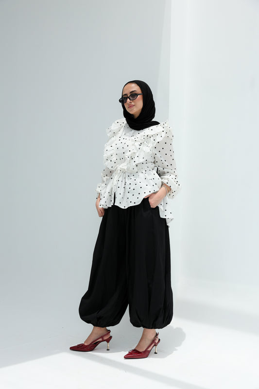 BALLON PANTS -BLACK