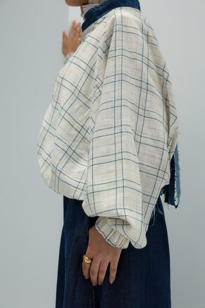 CROPPED OVER SIZED JACKET