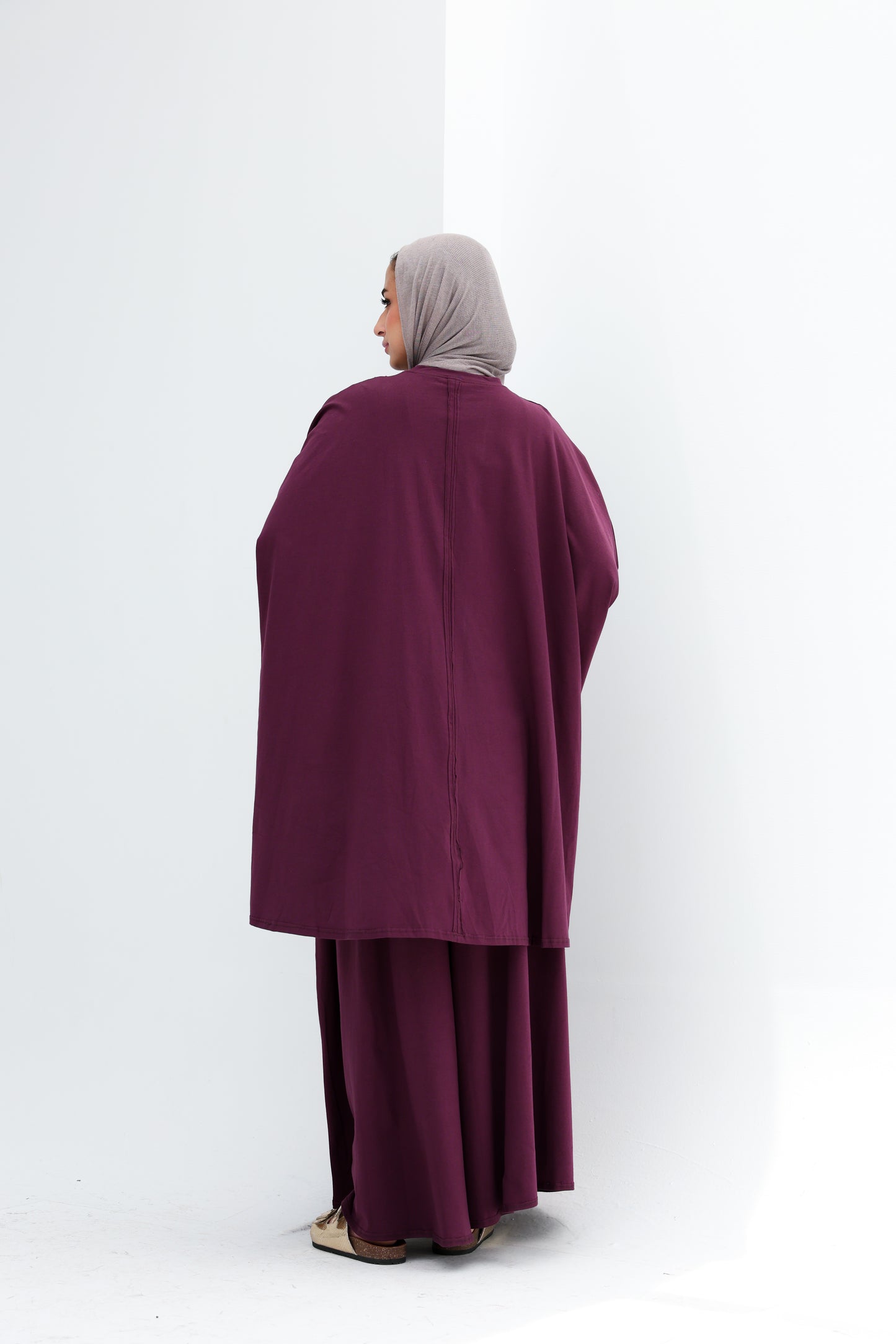 FRINGE FLOW SET- PLUM