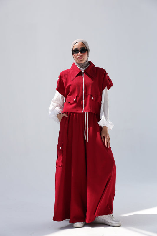ATHENA SET - BURGANDY
