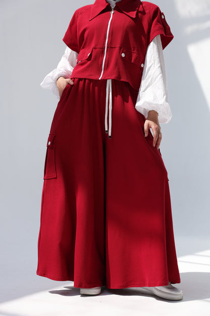 ATHENA SET - BURGANDY