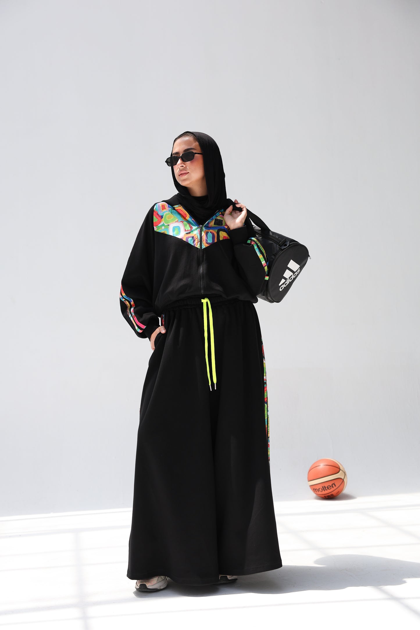 CROPPED PLAY SET -BLACK