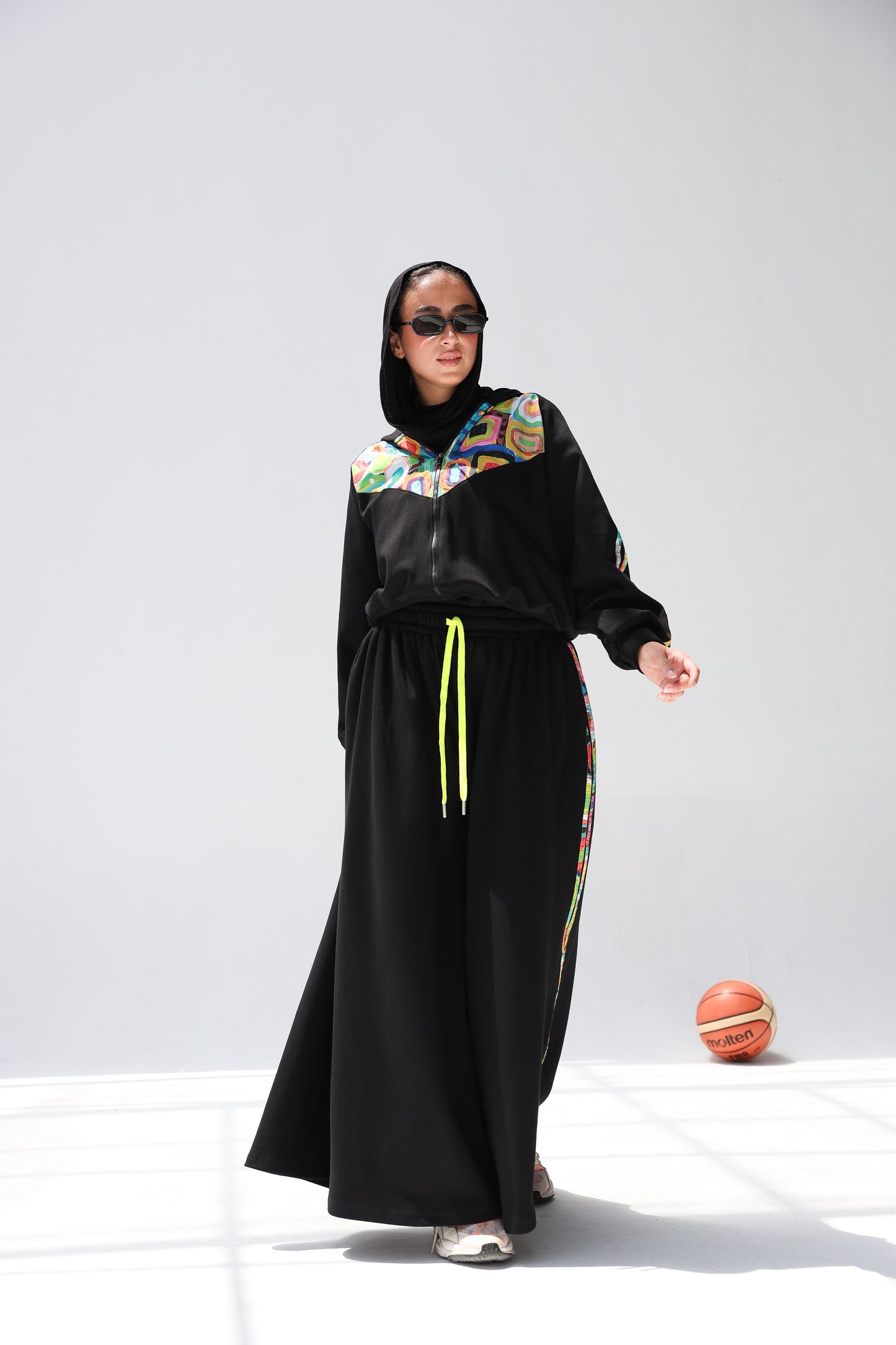 CROPPED PLAY SET -BLACK