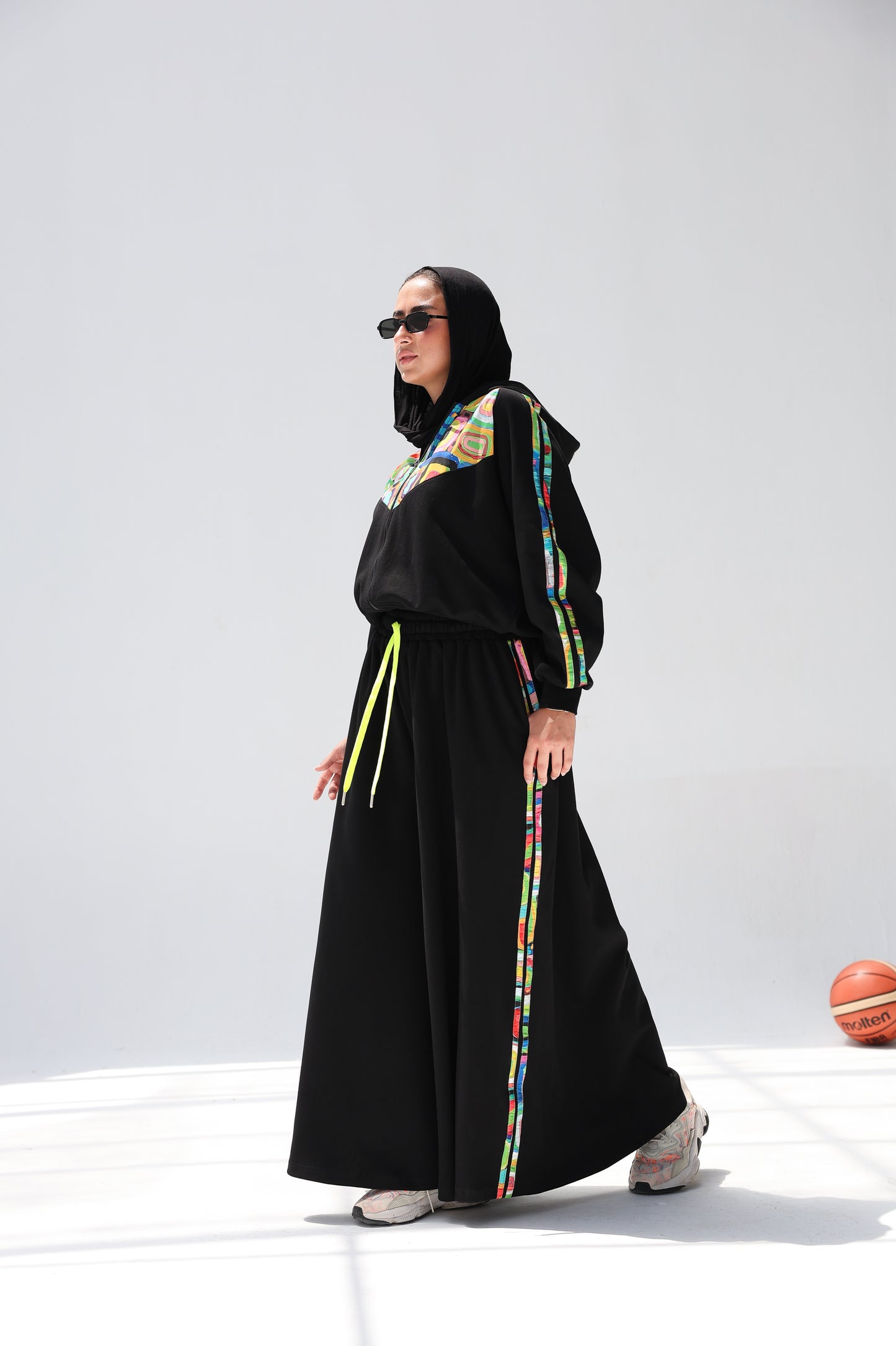 CROPPED PLAY SET -BLACK