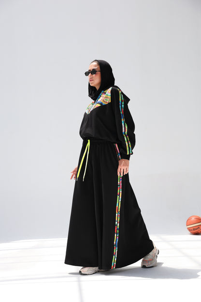 CROPPED PLAY SET -BLACK