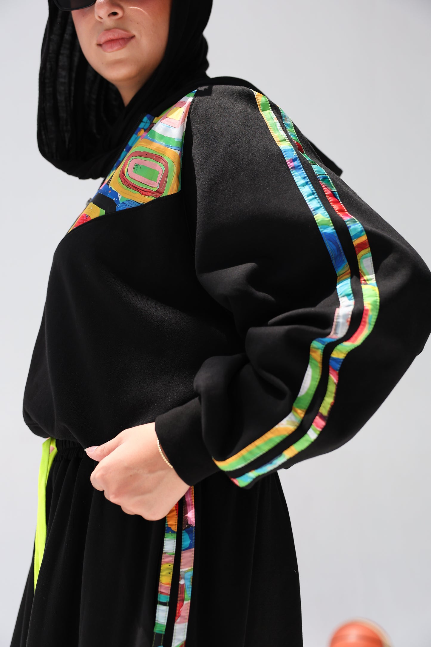 CROPPED PLAY SET -BLACK