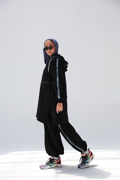 TRACK SET - (3pieces)BLACK
