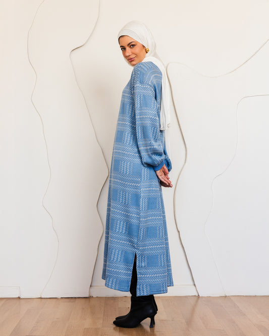 SOFT GRACE DRESS - BABY BLUE